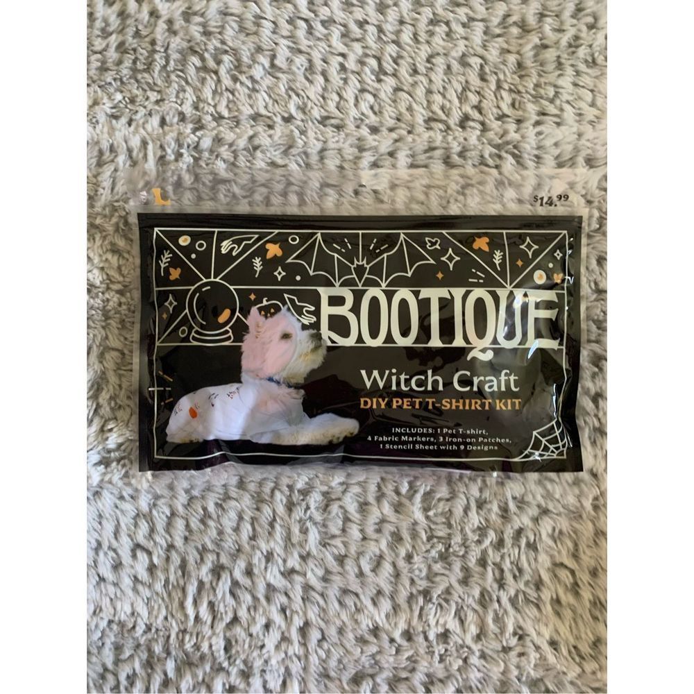 Bootique DIY Halloween Pet Shirt Kit Size L